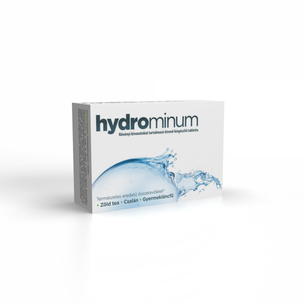 Hydrominum növényi kivonatokat tartalmazó étrend-kiegészítő tabletta, 30 db